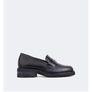 L’Intervalle Bifolco Black Leather Shoes